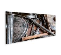 islandburner Image sur toile représentant une armure médiévale majestueuse pour le bureau pour les amateurs de l'histoire - Panorama