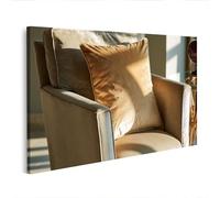 islandburner Impression sur toile - Coussin élégant en velours - Décoration murale pour salon - Édition X2