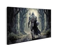 islandburner Impression sur toile de qualité supérieure - Chevaliers dans la forêt mystique - Pour l'aventure