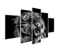 islandburner Impression sur toile Sumatra Tiger Roaring - Poster mural