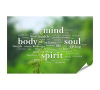 islandburner IQPS-PKL Poster XXL Corps Esprit Esprit Mots motivants Citations Concept Premium Images Impression photographique