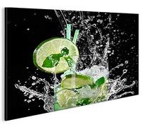 islandburner Isslandburner Impression sur toile Motif Mojito Cocktail Bar Longdrink 1p XXL