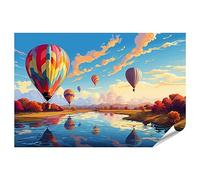 islandburner Jete-PKL Poster XXL montgolfière montgolfière dans le ciel Impression photo de qualité supérieure
