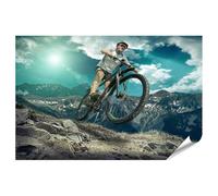 islandburner Poster de qualité supérieure - Aventure dynamique de VTT - Pour les amateurs de sport dans le salon - Grand format