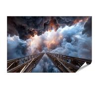 islandburner Poster de qualité supérieure - Échelle de pompier dramatique - Décoration murale Bureau pour les aventuriers - Standard