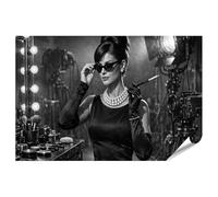 islandburner Poster de qualité supérieure - Femme élégante dans le style hollywood des années 60 - Tableau mural - Standard