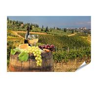 islandburner Poster Raisins et Vin en Toscane - 90 x 60 cm