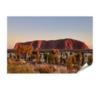islandburner Prime Image Poster avec roches rouges et paysage australien au coucher du soleil