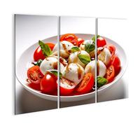 islandburner Prime Image sur toile Mozzarella Tomates salade avec basilic et balsamique