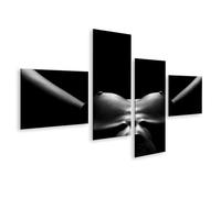 islandburner Prime Image sur toile Ombre et lumière Forme du corps Art Noir et blanc Photographie Images murales Poster