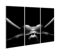 islandburner Prime Image sur toile Ombre et lumière Forme du corps Art Noir et blanc Photographie Images murales Poster