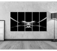 islandburner Prime Image sur toile Ombre et lumière Forme du corps Art Noir et blanc Photographie Images murales Poster