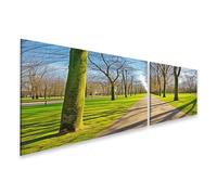 islandburner Prime Image sur toile Parking sous les arbres nus au soleil Images murales Poster