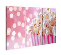 islandburner Prime Image sur toile pop-corn sur fond rose lumières bokeh images murales poster
