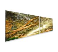 islandburner Prime Image sur toile Rayons de soleil dans l'ombre de la densité Oliveraie Images murales Poster