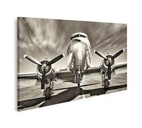 islandburner Prime Image sur toile rétro hélice avion machine, Décoration Murale Poster Impression d'art