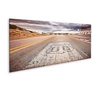islandburner Prime Image sur toile Route soixante-six Route Paysage Nuages Ciel Nostalgie Images murales Poster