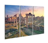 islandburner Prime Image sur toile Ruines romaines au coucher du soleil Images murales Poster