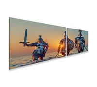 islandburner Prime Image sur toile Soldats romains au coucher du soleil sur la mer Images murales Poster