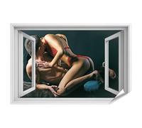 islandburner Prime XXL Poster romantique intimité derrière les fenêtres Impression photo de qualité supérieure