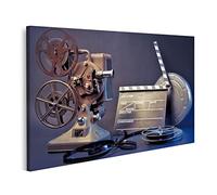 islandburner Tableau sur Toile Anciens Objets de cinéma de projecteur de Film Cadre Affiche Poster Murale Tableaux