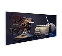 islandburner Tableau sur Toile Anciens Objets de cinéma de projecteur de Film Cadre Affiche Poster Murale Tableaux