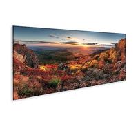 islandburner Tableau sur toile Beau Paysage d'automne Sommet Sitno Slovaquie Paysage de montagne Son Photos murales Poster