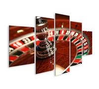 islandburner Tableau sur toile - Boule de roulette qui tourne autour des jeux de chiffres - Images murales - Poster