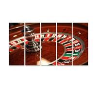 islandburner Tableau sur toile - Boule de roulette qui tourne autour des jeux de chiffres - Images murales - Poster