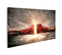 islandburner Tableau sur toile Boxe Lutte Motivation Énergie Tableaux Impressions pour salon bureau