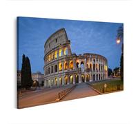 islandburner Tableau sur toile Colisée de Rome au crépuscule - Tableau mural pour les amateurs de l'antiquité - Edition I1