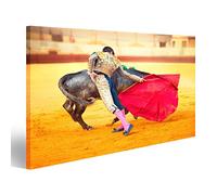 islandburner Tableau sur toile Corrida Matador Combattre dans une corrida espagnole typique HVS-1K