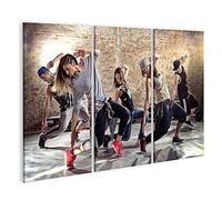 islandburner Tableau sur Toile Cours de Danse en Groupe Break Dance Cadre Affiche Poster Murale Tableaux