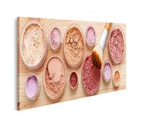 islandburner Tableau sur toile de qualité supérieure - Pour maquillage en poudre, studio de beauté, salon de beauté