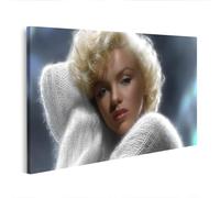islandburner Tableau sur toile élégant d'une femme dans le style Marilyn Monroe - Édition P19