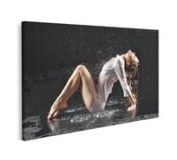 islandburner Tableau sur Toile Fille De sous-Vêtements Sexy Humide Assise dans Les Éclaboussures d'eau De Douch Cadre Affiche Poster Murale Tableaux