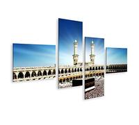 islandburner Tableau sur toile Kaaba La Mecque Arabie Saoudite 2 Cadre Affiche Poster Murale Tableaux