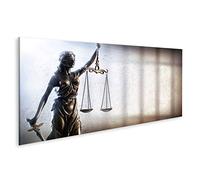 islandburner Tableau sur Toile Lady Justice Justitia Avocate à la Chancellerie Cadre Affiche Poster Murale Tableaux