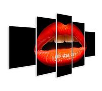 islandburner Tableau sur Toile Lèvres Sexy Rouges Vampire Rocky Horror Cadre Affiche Poster Murale Tableaux