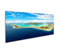 islandburner Tableau sur Toile L'île de Bora Bora Cadre Affiche Poster Murale Tableaux