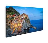 islandburner Tableau sur toile Manarola Cinque Terre Riviera italienne Ligurie haute définition Pa Lifestyle Images murales Poster