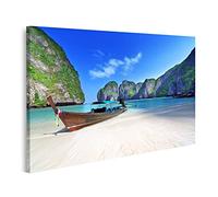 islandburner Tableau sur Toile Maya Bay Phi Phi Leh Island Thaïlande Cadre Affiche Poster Murale Tableaux