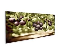 islandburner Tableau sur toile - Motif figuier vivant - Décoration murale pour la cuisine - Pour les amoureux de la nature - Panorama