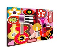islandburner Tableau sur Toile Musique Abstraite Cadre Affiche Poster Murale Tableaux