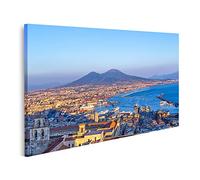 islandburner Tableau sur toile Naples Naples Vésuve en arrière-plan coucher de soleil jour d'été Ita Peintures Impressions pour salon bureau
