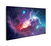 islandburner Tableau sur toile Nébuleuse Galaxies Espace Univers Infini Magie Vue Abstraite Planète Étoiles Cadre Affiche Poster Murale Tableaux