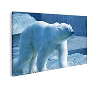 islandburner Tableau sur Toile Ours Polaire en Marche Cadre Affiche Poster Murale Tableaux