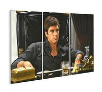 islandburner Tableau sur toile Pacino Scarface Tony Montana Film culte de gangsters Icône hollywoodienne Cadre Affiche Poster Murale Tableaux