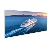 islandburner Tableau sur toile - Paysage de croisière de rêve - Décoration murale pour le salon - Pour les fans de voyage - Panorama