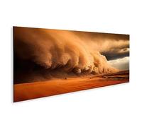 islandburner Tableau sur toile paysage désertique tempête de sable paysage désertique conception de tempête de Cadre Affiche Poster Murale Tableaux